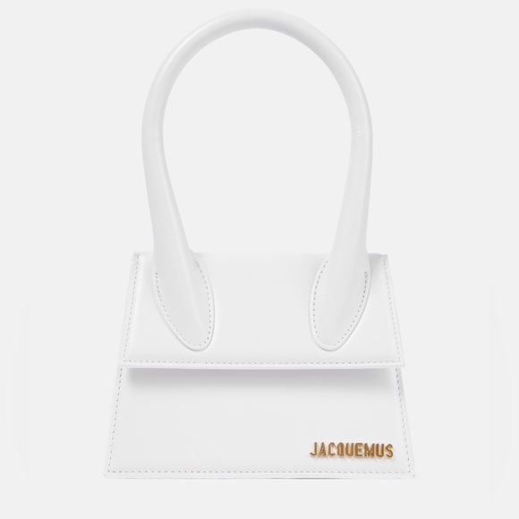 Jacquemus White Le Chiquito Moyen Top-Handle Bag - Picture 2 of 3